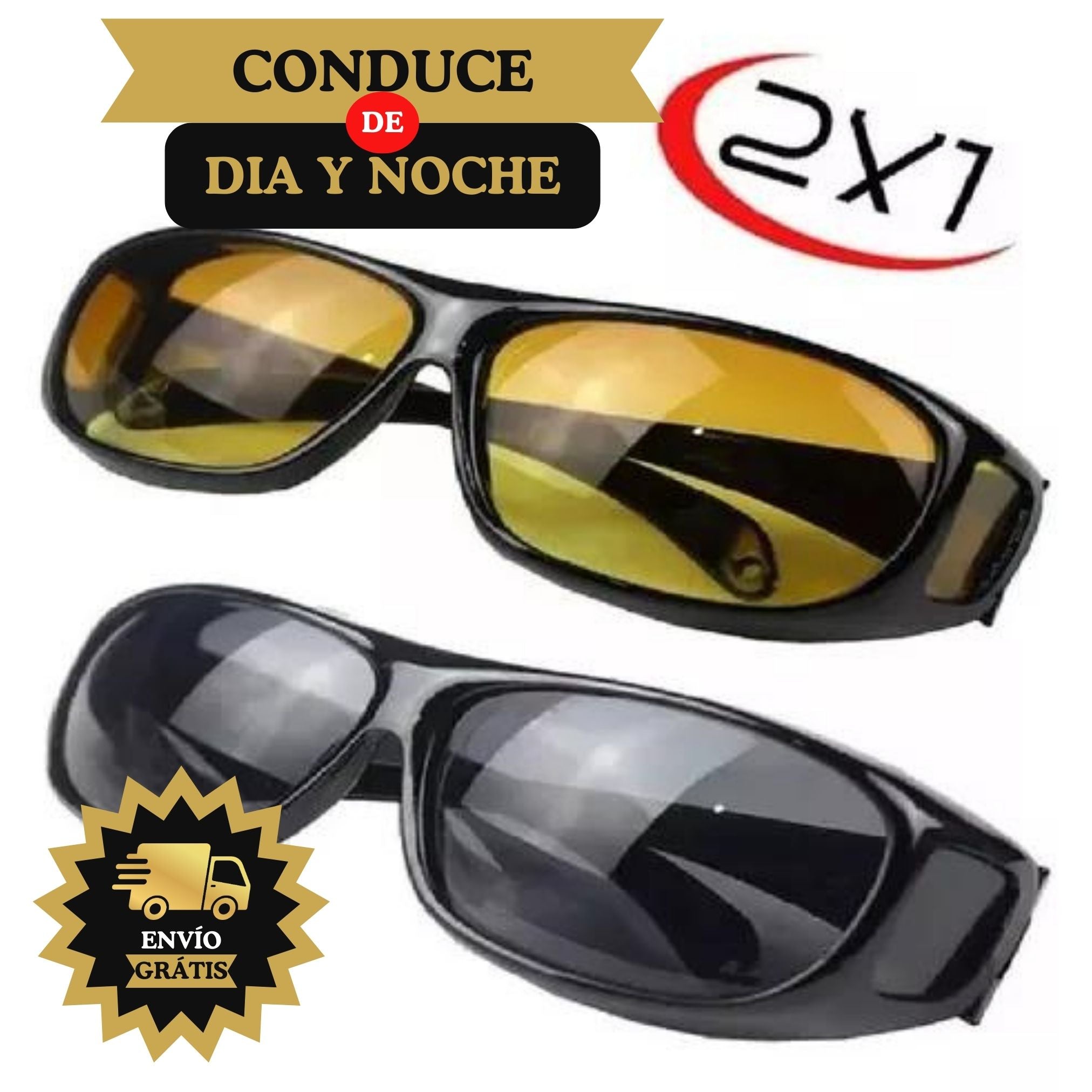 Gafas para Conducir de Dia y Noche PROMO 2 x 1 VISION HD D Jhon Store