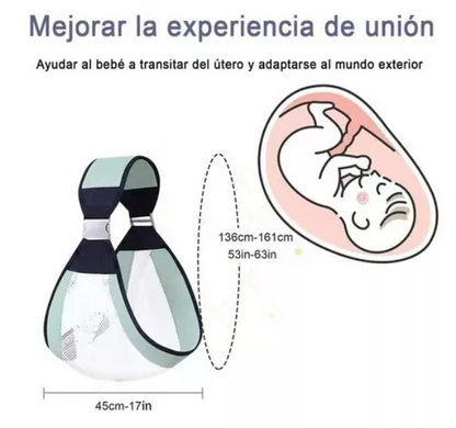 Cangurera Ergonómica para recien nacidos a niños pequeños | Mãe Baby ®