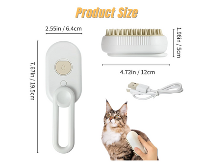 Cepillo de Vapor para Mascotas 3 en 1 🔥OFERTA 2 x 1 🔥| Steam Brush ®