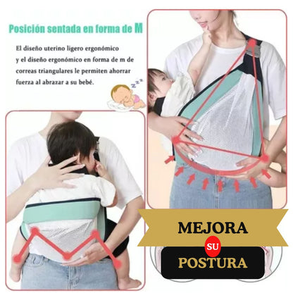 Cangurera Ergonómica para recien nacidos a niños pequeños | Mãe Baby ®